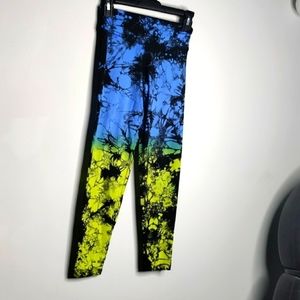 Neon ombre leggings